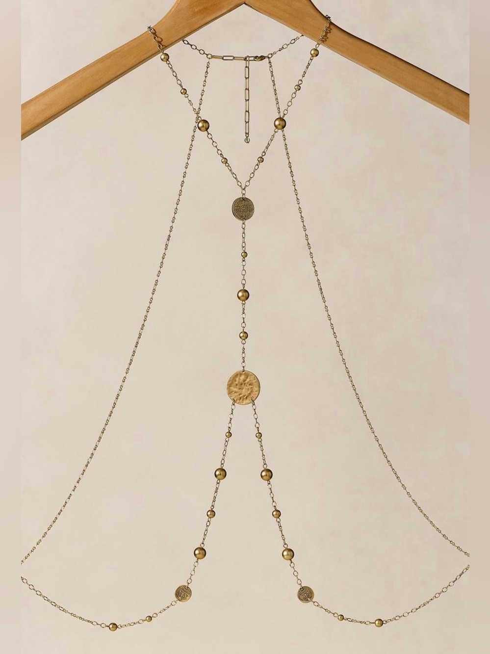 Free People ~ Let's Dance Body Chain ~ Gold ~ NWT**